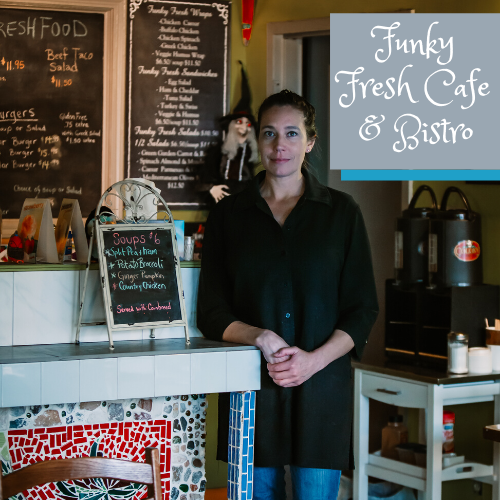 Funky Fresh Cafe & Bistro, coffee, sandwiches, fresh food, gluten free, vegetarian 
