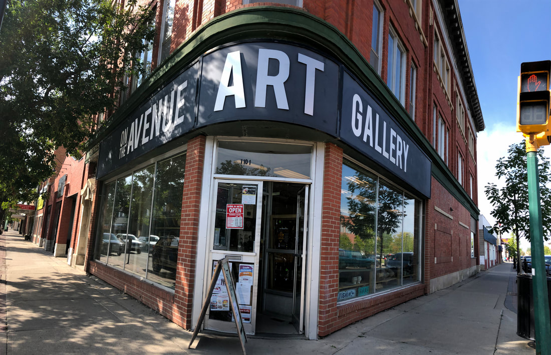 On the Avenue Art Gallery, local art, local business, prince albert downtown 