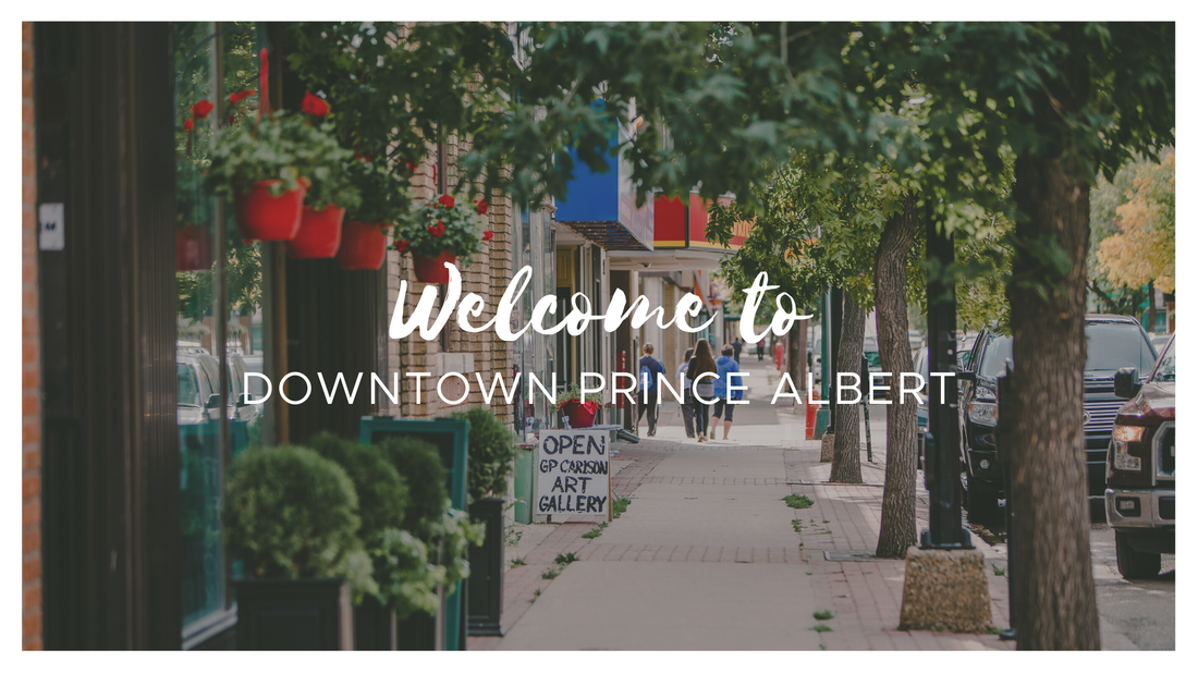 Downtown Prince Albert Saskatchewan Canada